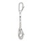 Sterling Silver Best Friends Heart Charm &#x26; 18&#x22; Chain Jewerly 27.4mm x 20.3mm